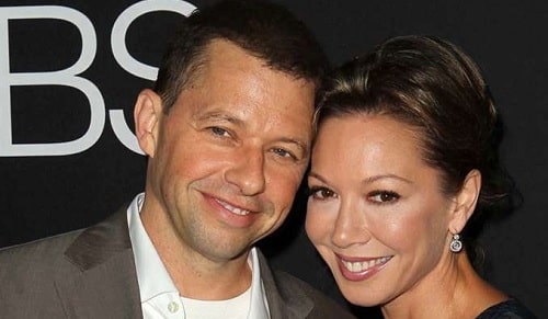 A picture of Jon Cryer with his wife Lisa Joyner.